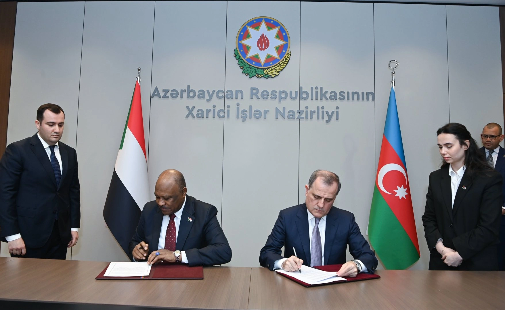 Azerbaijan, Sudan strengthen ties with diplomatic visa exemption agreement (PHOTO)