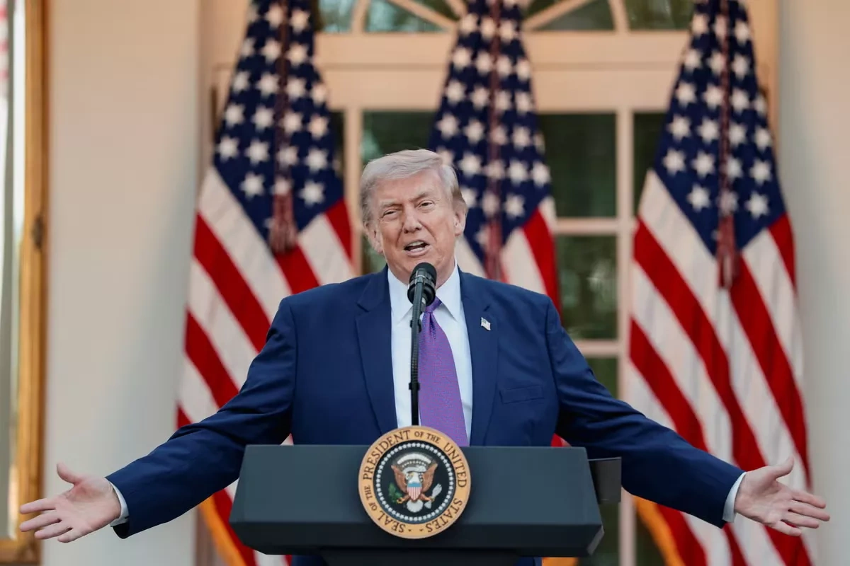 Trump publishes images of strikes on Iranian military targets