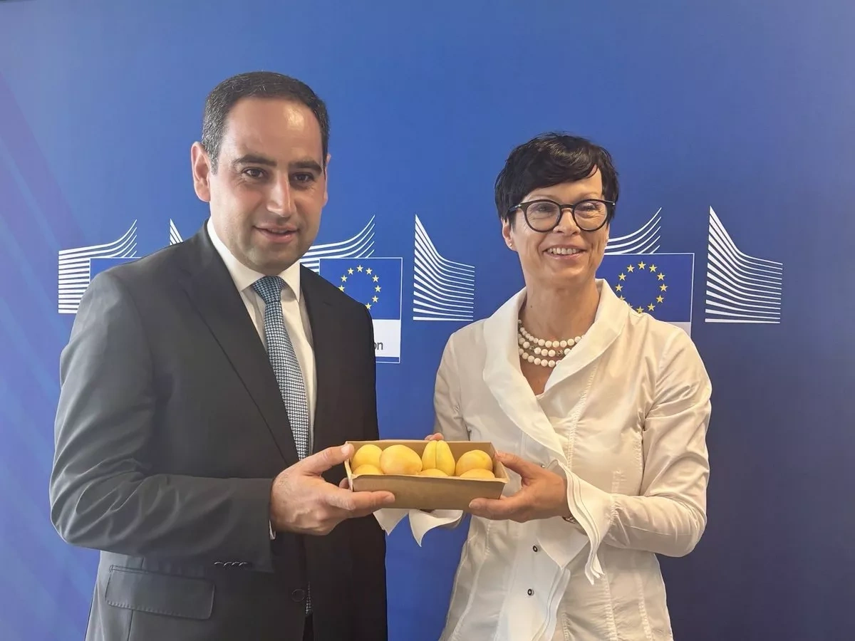 First symbolic shipment of Armenian apricots arrives in EU