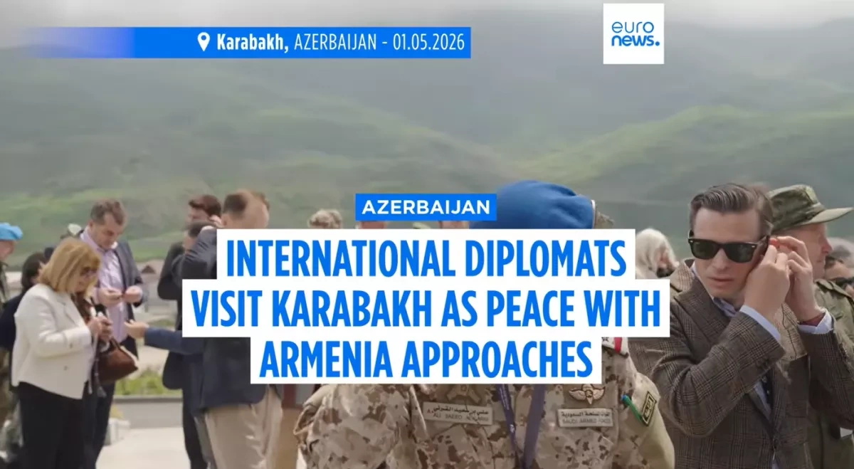Foreign diplomats in Karabakh: Reconstruction & peace process Reportage by Euronews