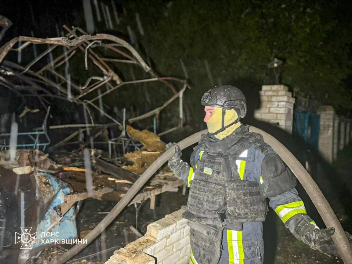 Drone strikes cause fires at transport, utility buildings in Ukraine’s Kharkiv PHOTO