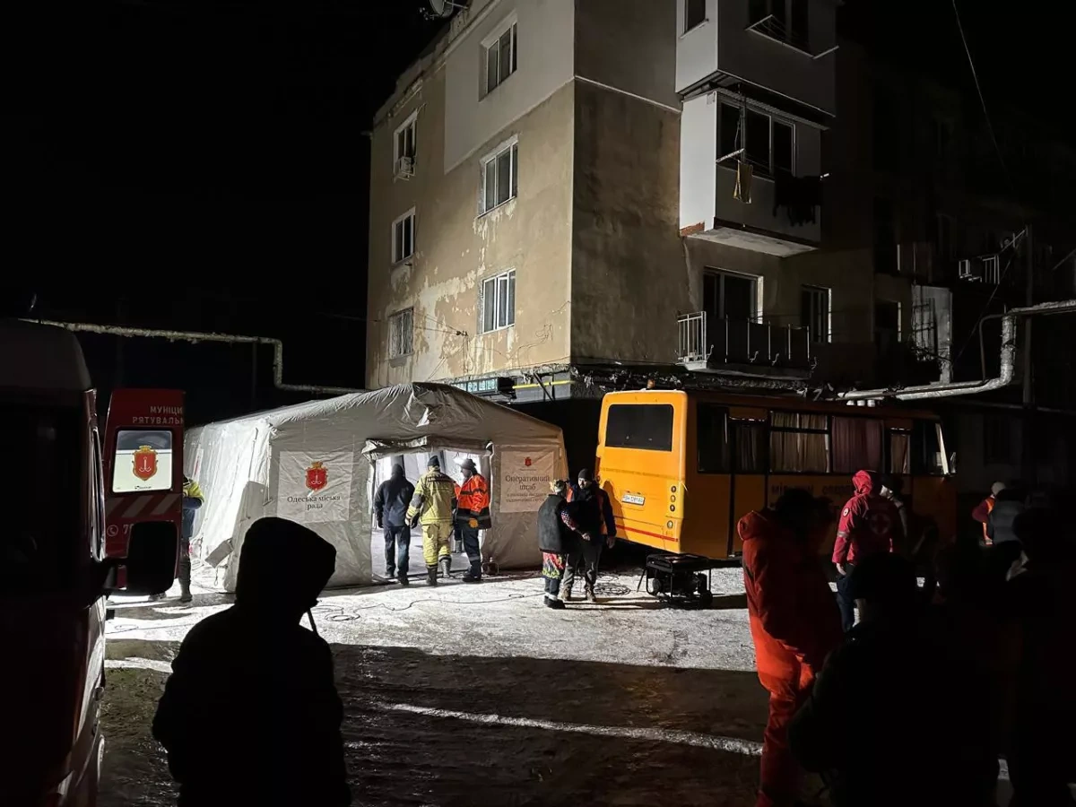 Russian attack on Odesa region leaves 2 injured, triggers power outages PHOTO