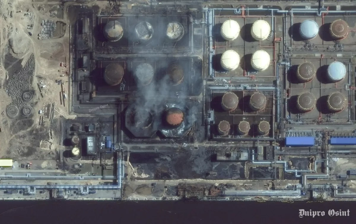 ASTRA: Ukrainian drone strikes severely damage Russian oil terminals PHOTO / VIDEO
