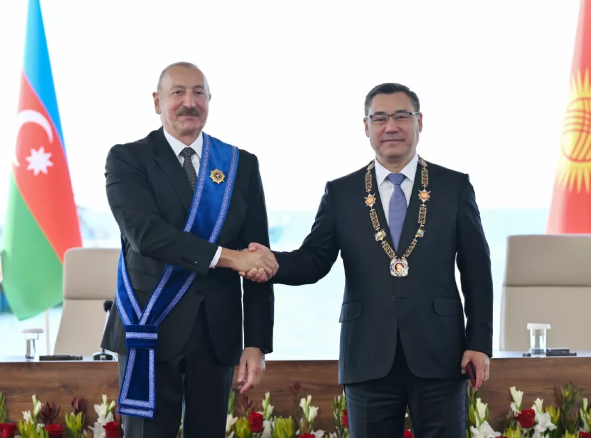 Azerbaijani president credits Zhaparov with driving Kyrgyzstan's rapid rise PHOTO/UPDATED