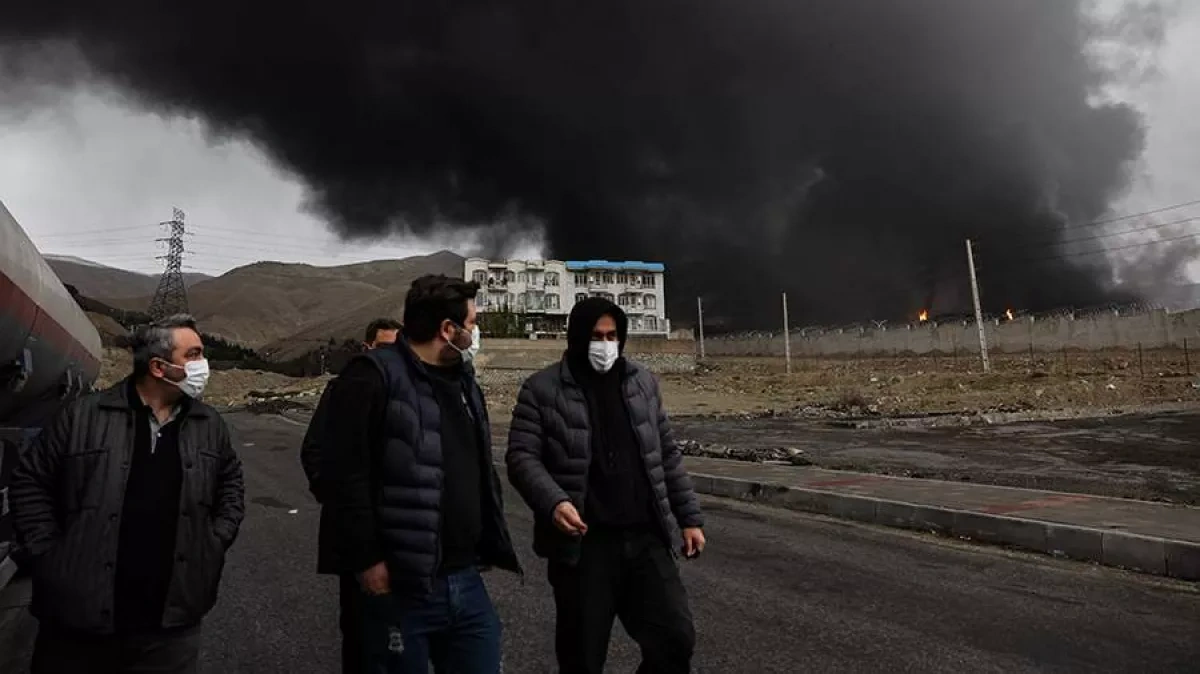 Iran labels strikes on fuel depots as “chemical warfare”