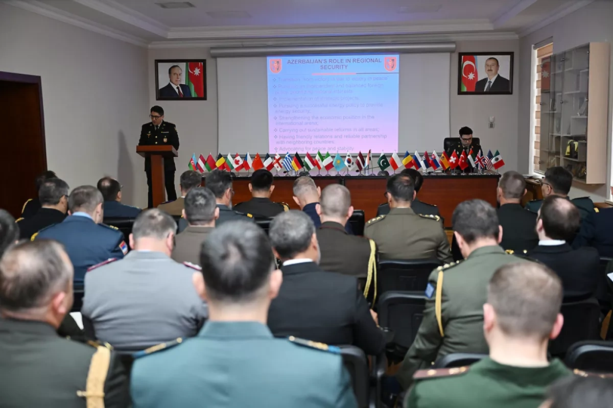 Azerbaijan's defence ministry holds year-end meeting with foreign military attaches PHOTO