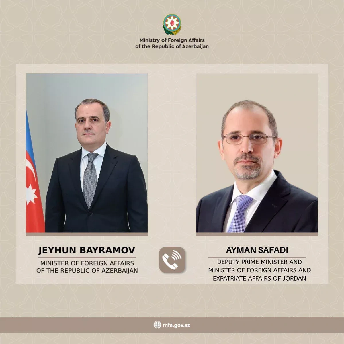 Azerbaijan, Jordan discuss rising Middle East tensions in ministerial call