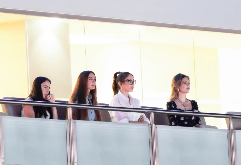 First VP Mehriban Aliyeva watches European Cup in Rhythmic Gymnastics (PHOTO)