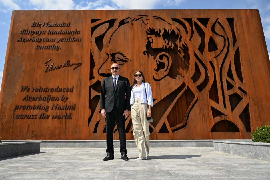 Footage of President Ilham Aliyev’s visit to Shamakhi with First Lady Mehriban Aliyeva posted on his social media (VIDEO)