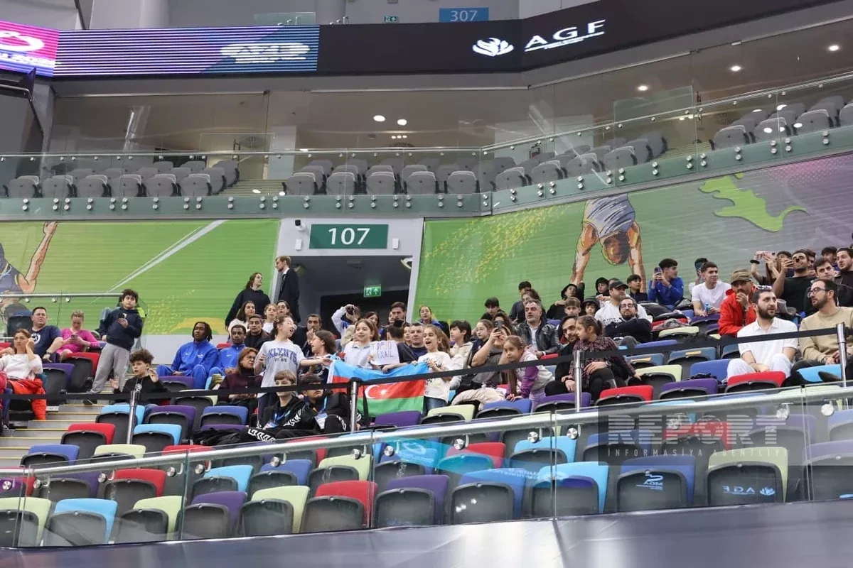 Azerbaijani gymnasts ascend onto podium at FIG World Cup AGF Trophy 2026 in Baku / PHOTO