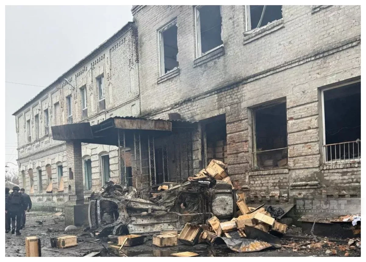Ukraine: Drone attack targets Pavlograd police chief’s office PHOTO