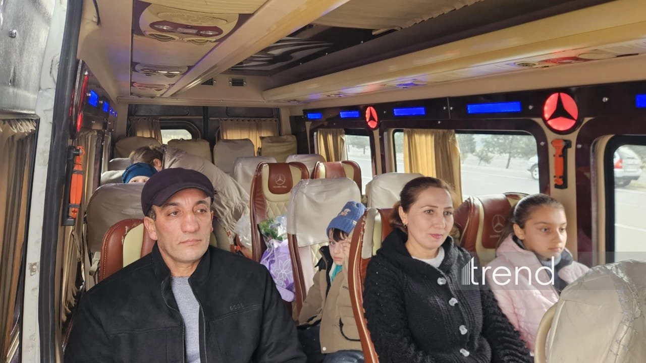 New group of ex-IDPs heads to several villages of Azerbaijan's Aghdara (PHOTO)