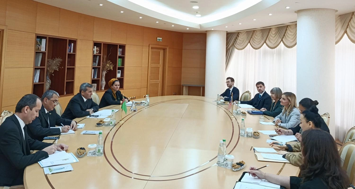 Turkmen FM meets U.S. deputy secretary of state