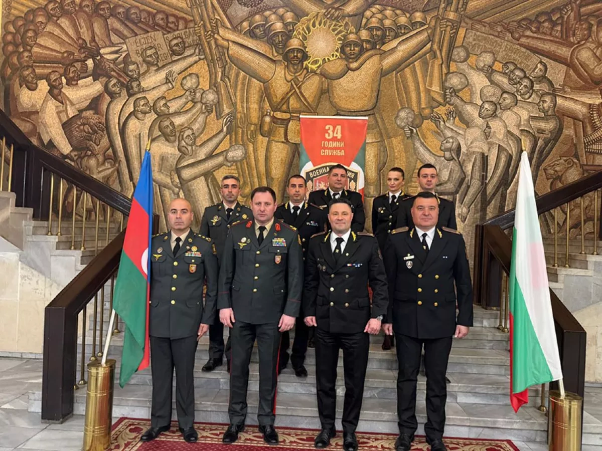 Azerbaijani military police delegation visits Bulgaria PHOTO