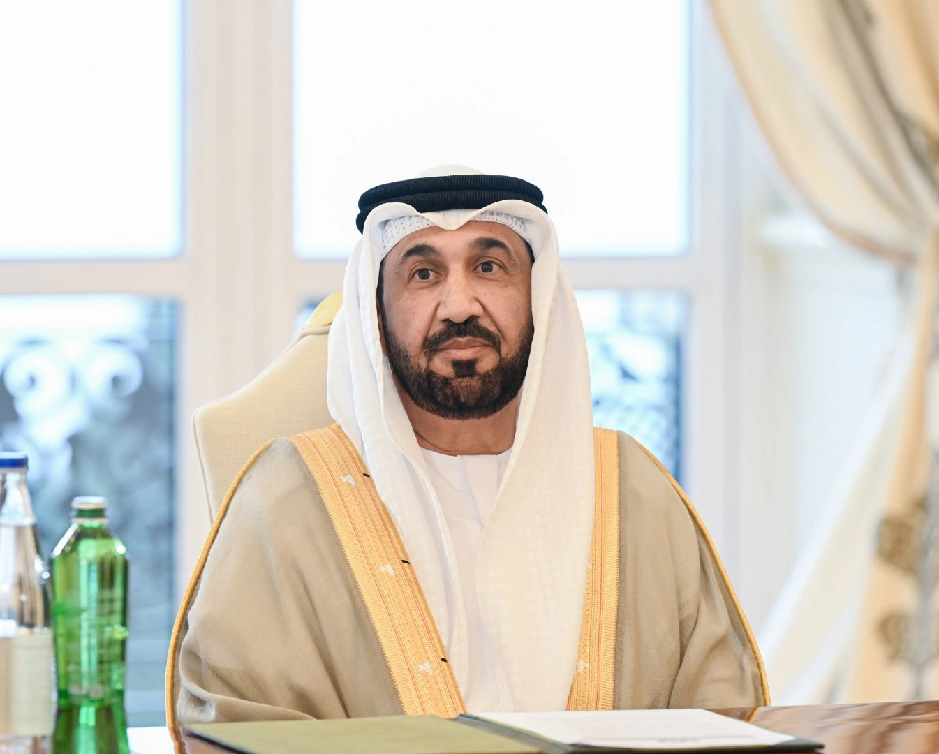 President Ilham Aliyev receives delegation headed by President of Arab Parliament (PHOTO)