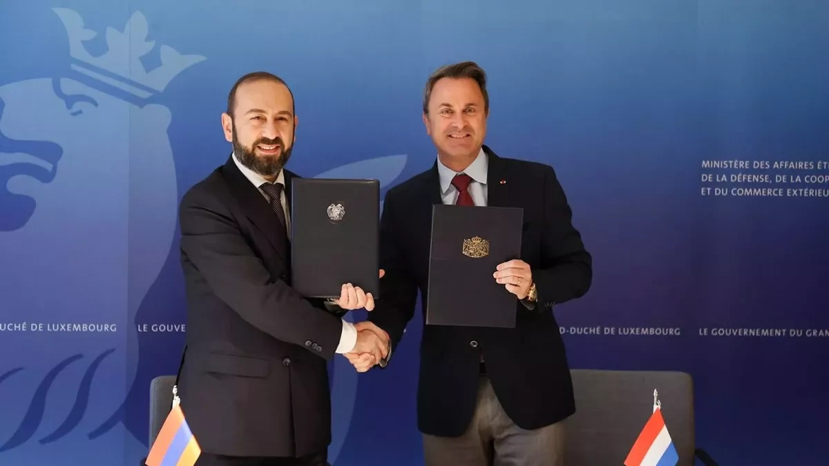 Armenia, Luxembourg formalise strategic partnership with joint declaration