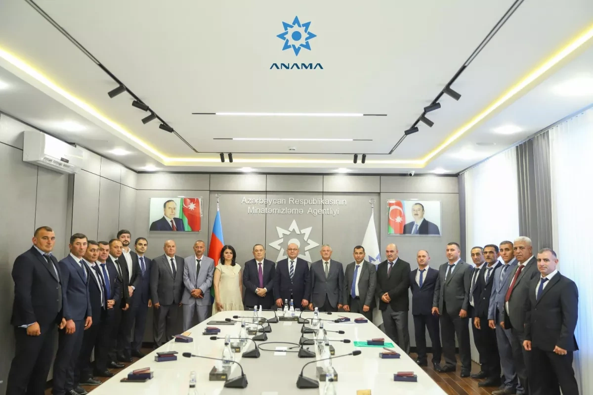 Employees of Azerbaijan's Agency for Mine Action honoured with medals