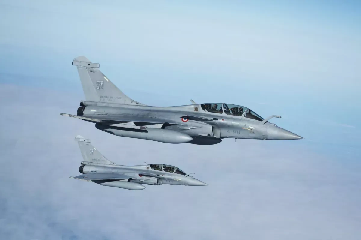 FM: French Rafale jets patrol Middle East bases after drone attack