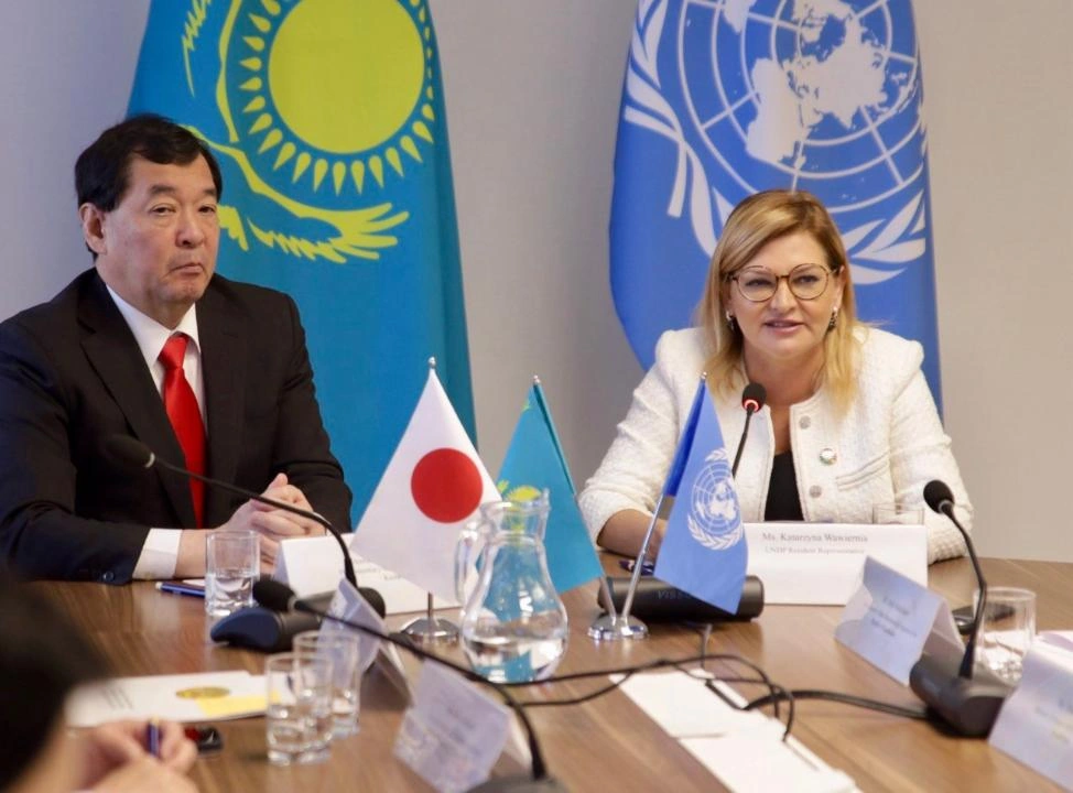 Japan to support Kazakhstan in responding to falling Caspian Sea levels