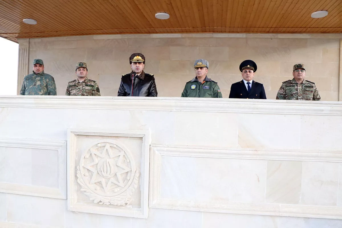 Azerbaijani top military officials visit Air Force units PHOTO