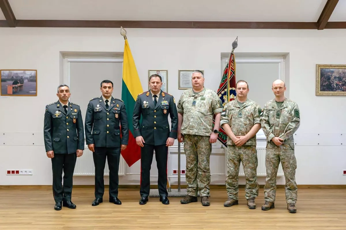Azerbaijani military police delegation visits Lithuania for talks on cooperation PHOTO