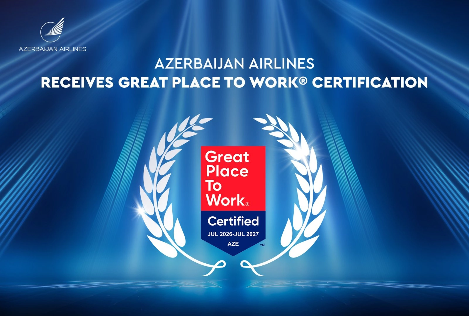 Azerbaijan Airlines receives Great Place to Work® certification for the 1st time