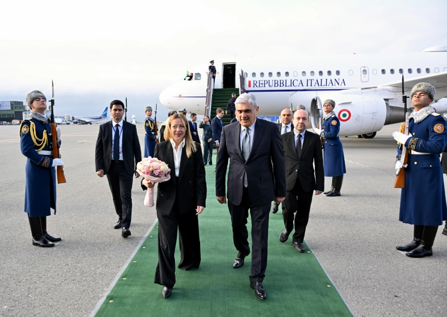 President of Council of Ministers of Italy arrives in Azerbaijan (PHOTO)