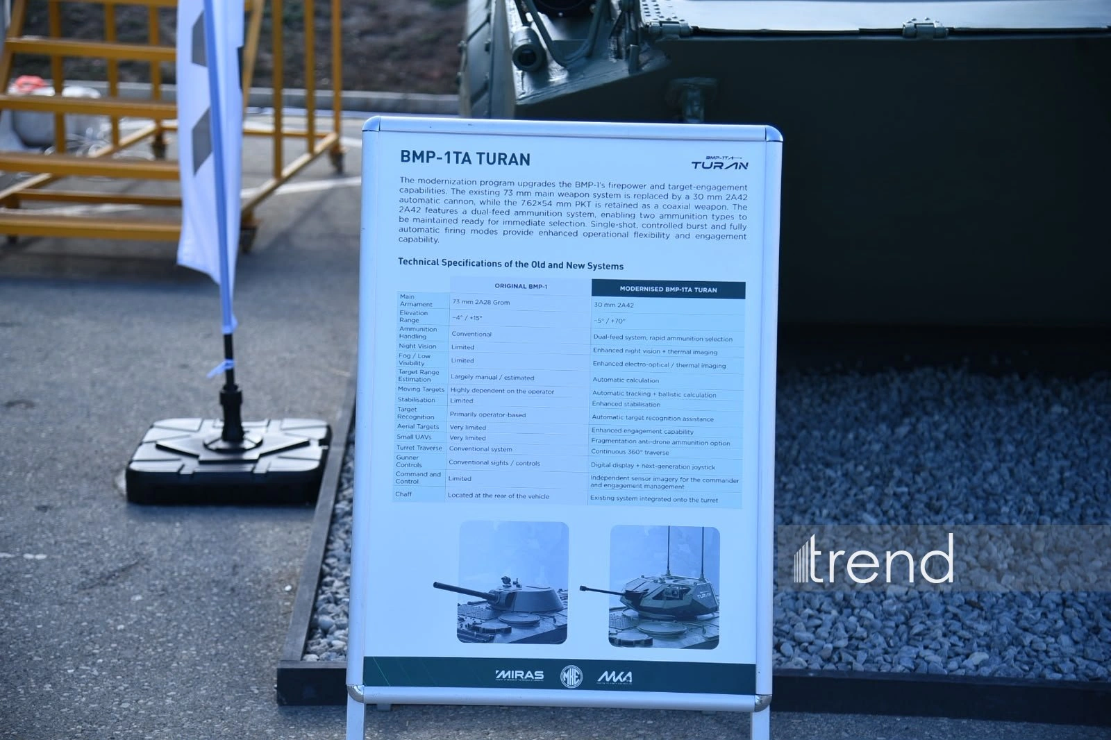 Azerbaijan showcases modernized BMP-1TA “TURAN” at ADEX (PHOTO)