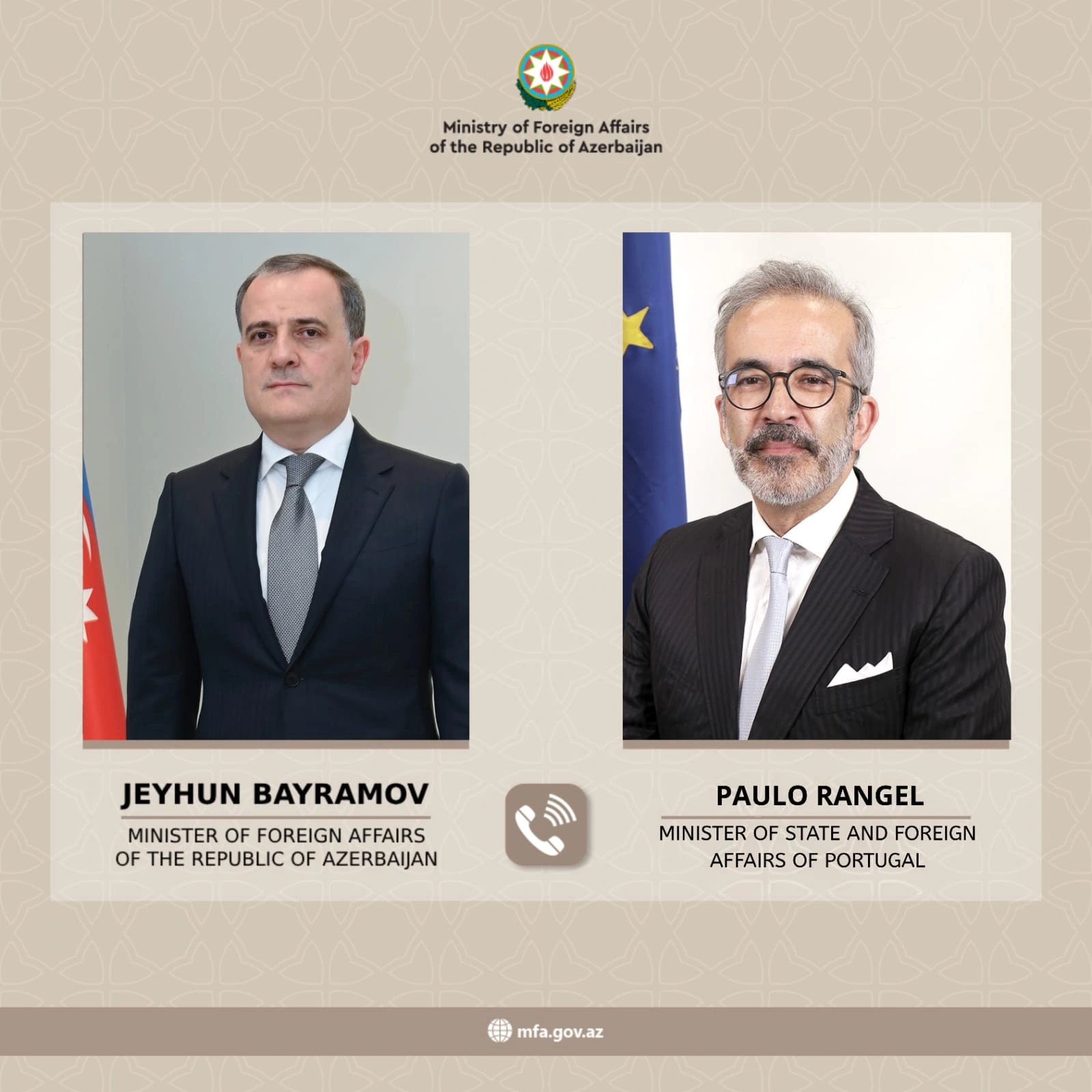 Azerbaijan and Portugal discuss cooperation and security issues