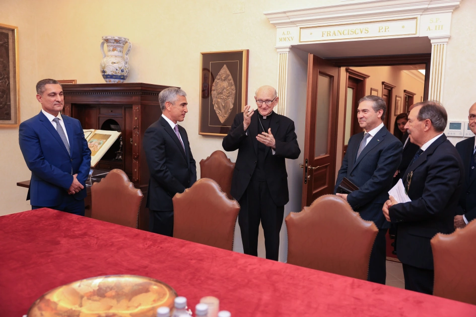 Heydar Aliyev Foundation to implement new projects on restoration of monuments in the Vatican (PHOTO)