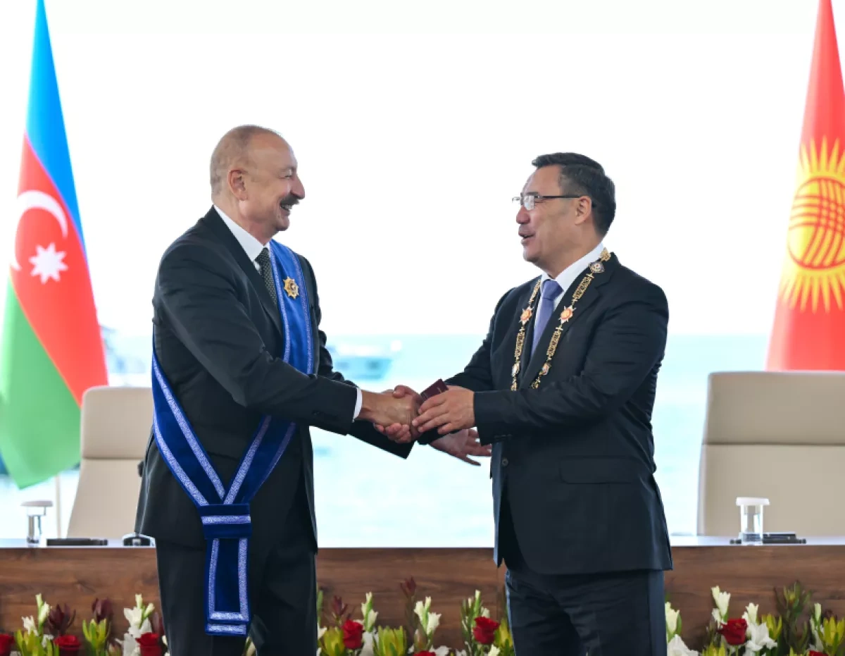 Azerbaijani president credits Zhaparov with driving Kyrgyzstan's rapid rise PHOTO/UPDATED