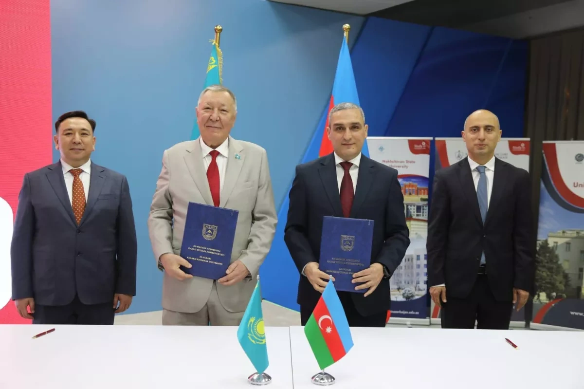 Education minister visits Study in Azerbaijan fair in Kazakhstan PHOTO