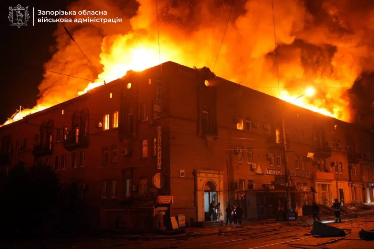 Russian attack kills one, injures 14 in Ukraine's Zaporizhzhia region PHOTO / VIDEO