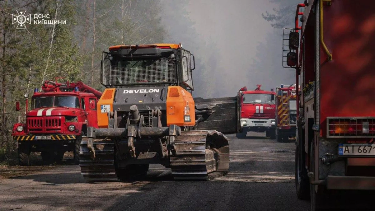 Ukraine: Chernobyl wildfire expands beyond 1,100 hectares PHOTO