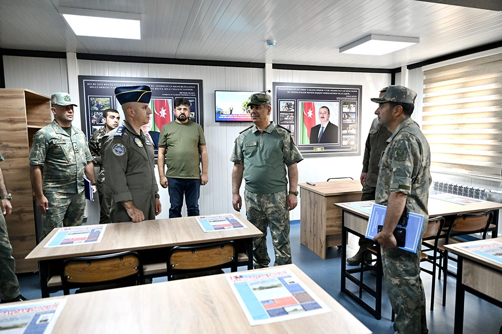 Azerbaijan's MoD leadership inspects military infrastructure of Air Defense Units (PHOTO/VIDEO)