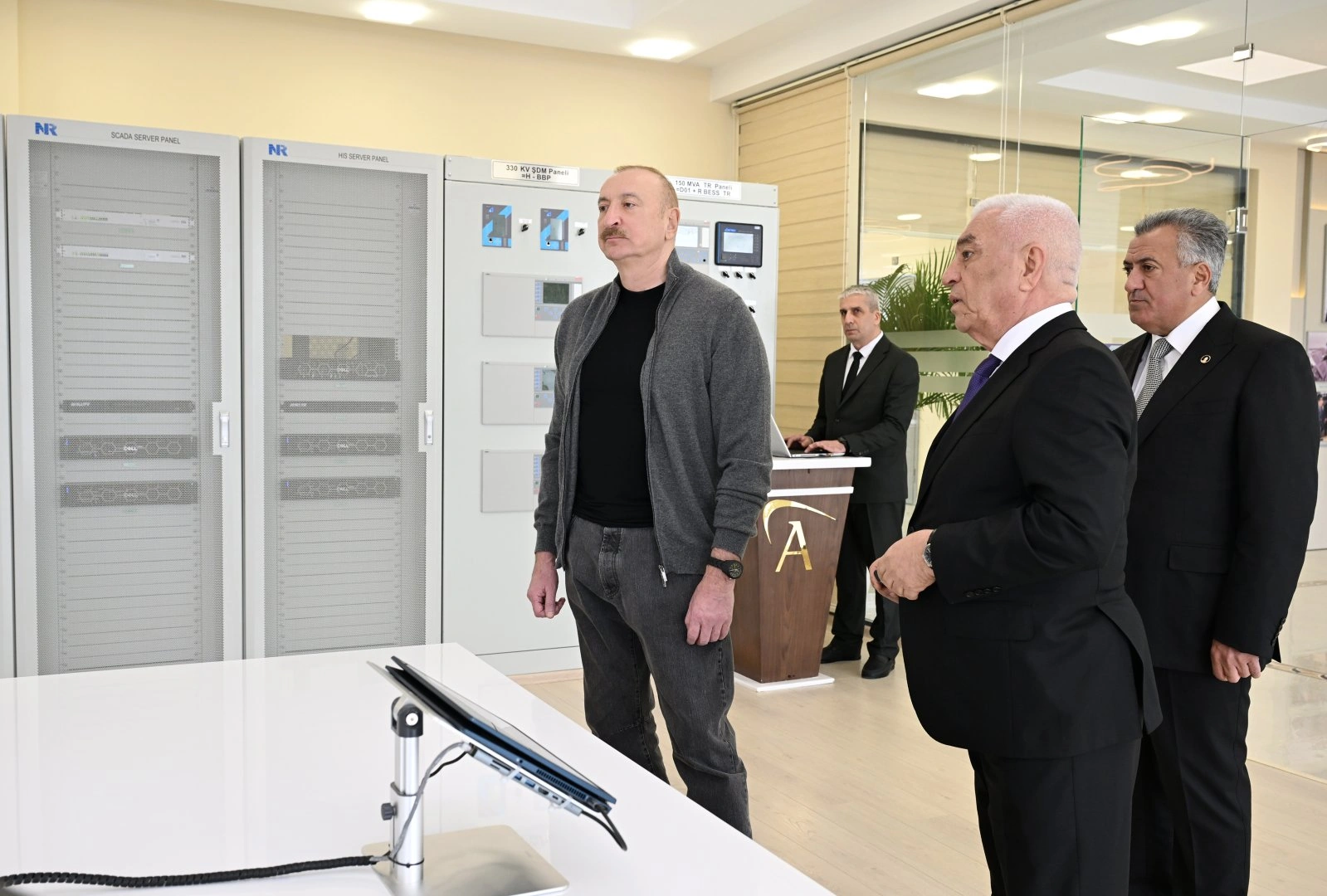 President Ilham Aliyev attends opening of Absheron Battery Energy Storage Center (PHOTO)