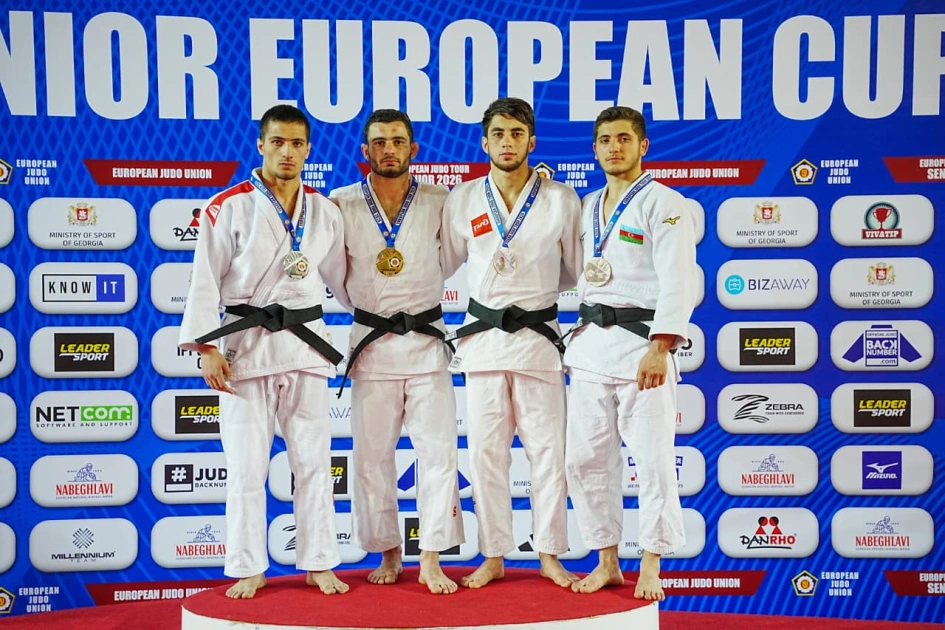 Azerbaijani judokas win five medals on first day of European Cup