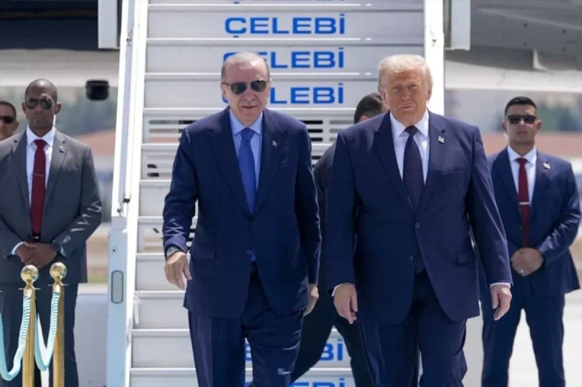 Erdogan personally welcomes Trump ahead of NATO summit in Ankara PHOTO/VIDEO