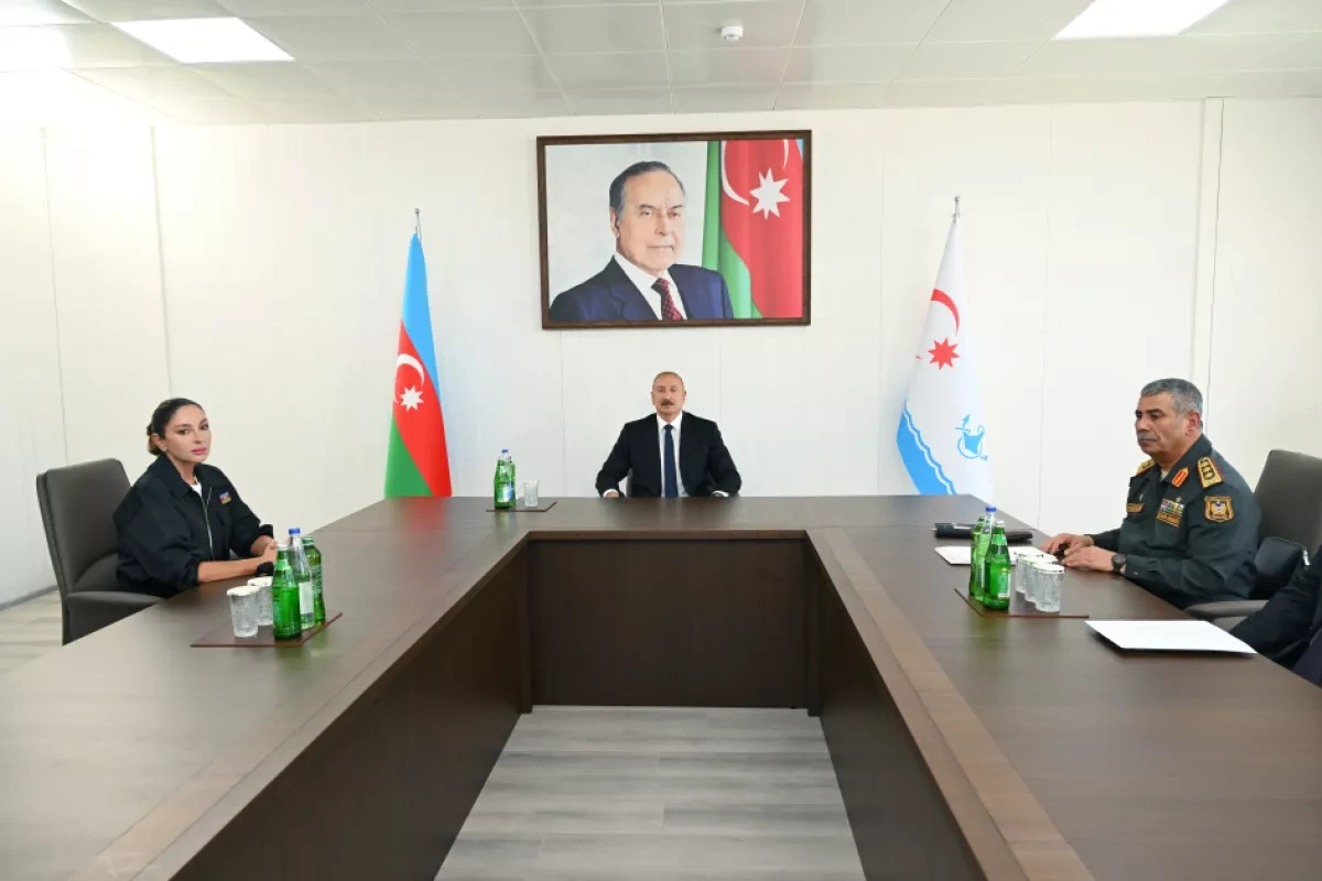 President Aliyev, first lady visit Azerbaijan’s Navy, inspect naval capabilities PHOTO