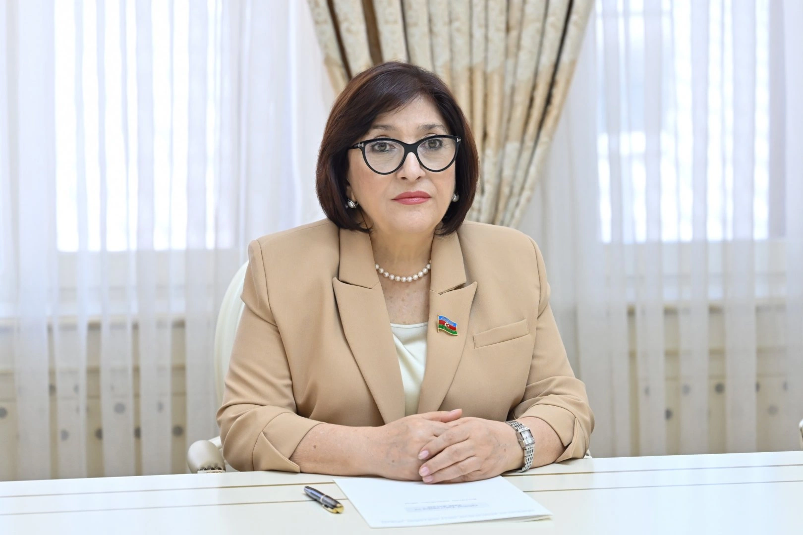 Azerbaijani Parliament Speaker meets President of Global Council for Tolerance and Peace (PHOTO)