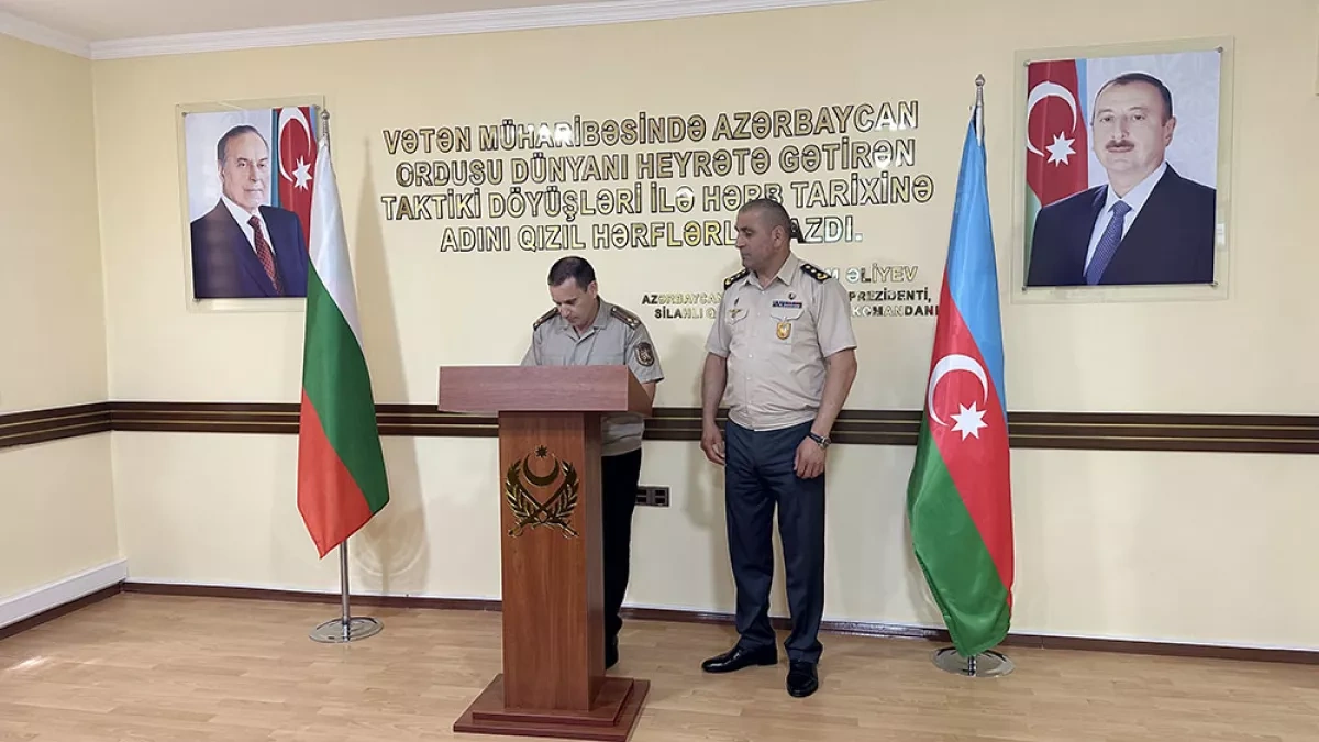 Azerbaijan, Bulgaria deepen military security cooperation PHOTO
