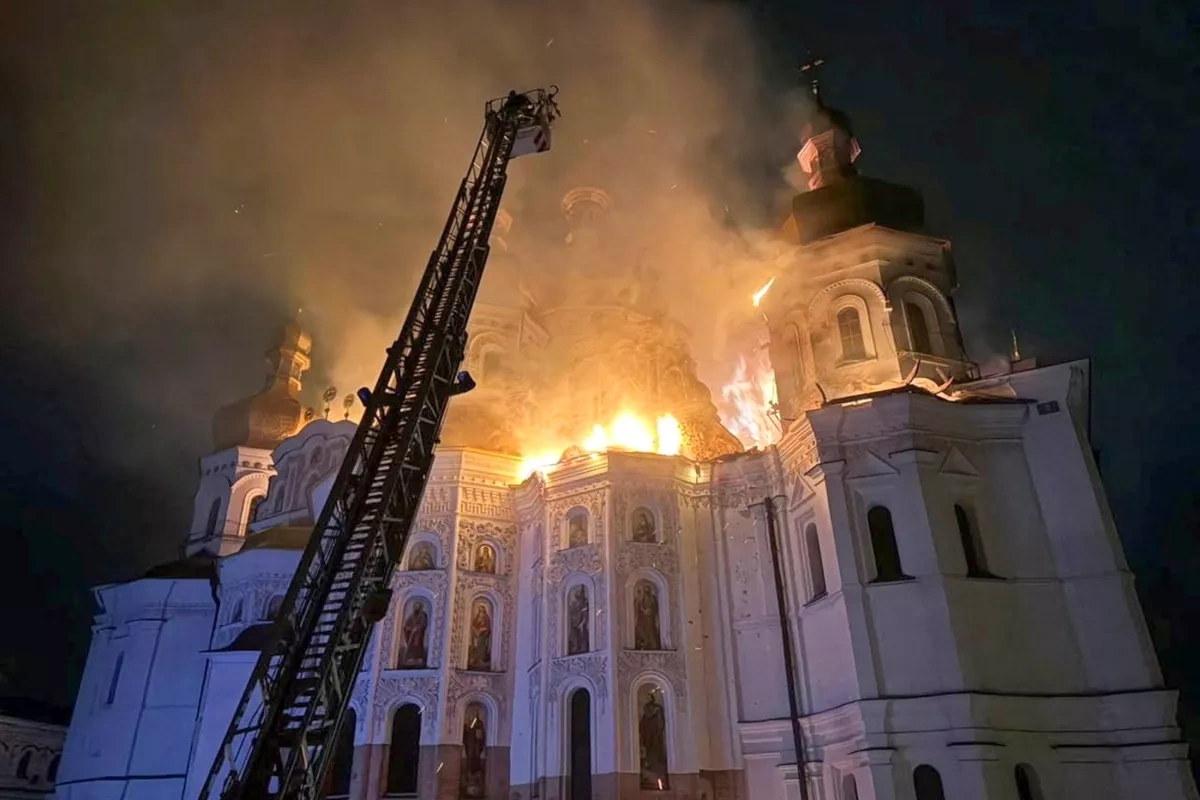 Russian MFA claims Ukraine’s Patriot missile caused strike on Kyiv monastery