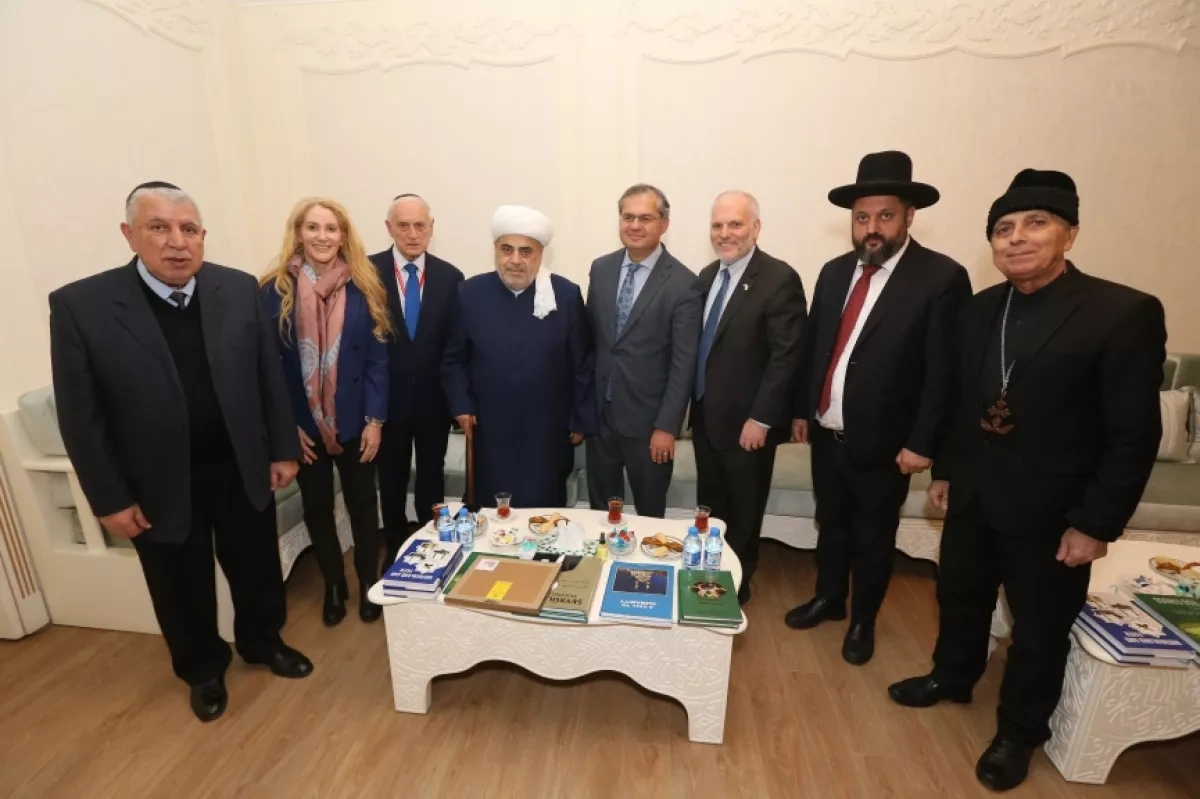 Top Azerbaijani cleric hosts delegation of major US Jewish groups