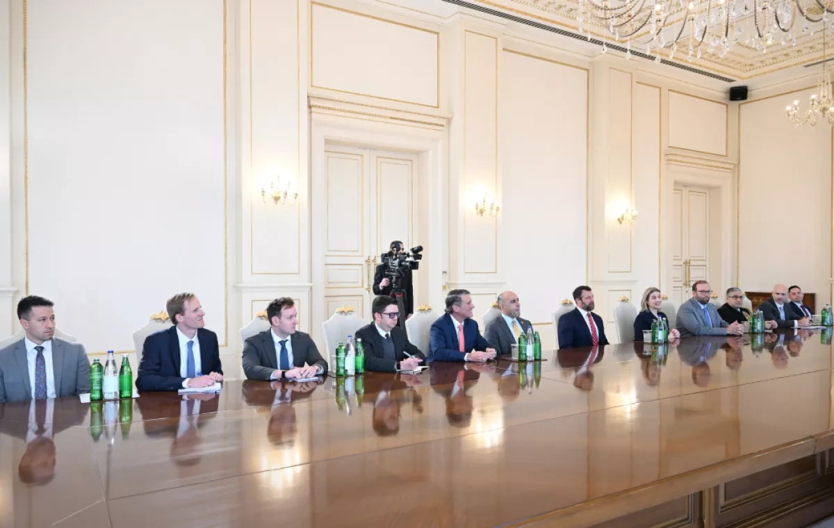 President Ilham Aliyev receives US Congressional delegation in Baku PHOTO