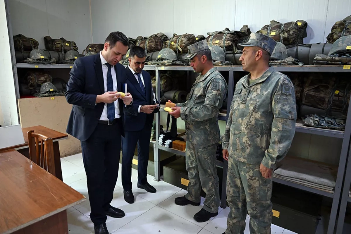 Ombudsman's Office representatives visit Azerbaijani military unit PHOTO