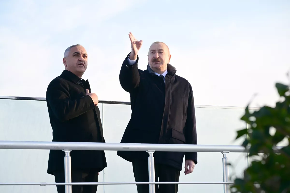 Azerbaijani leader, first lady attend inauguration of Victory Park in Khankendi PHOTO/UPDATED