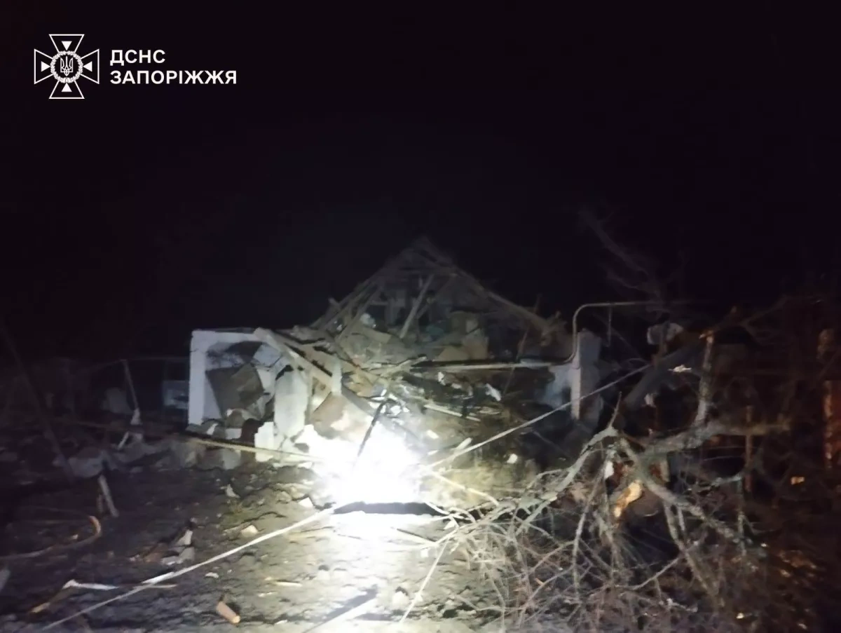 Russian attack on Ukraine's Zaporizhzhia region leaves three dead PHOTO