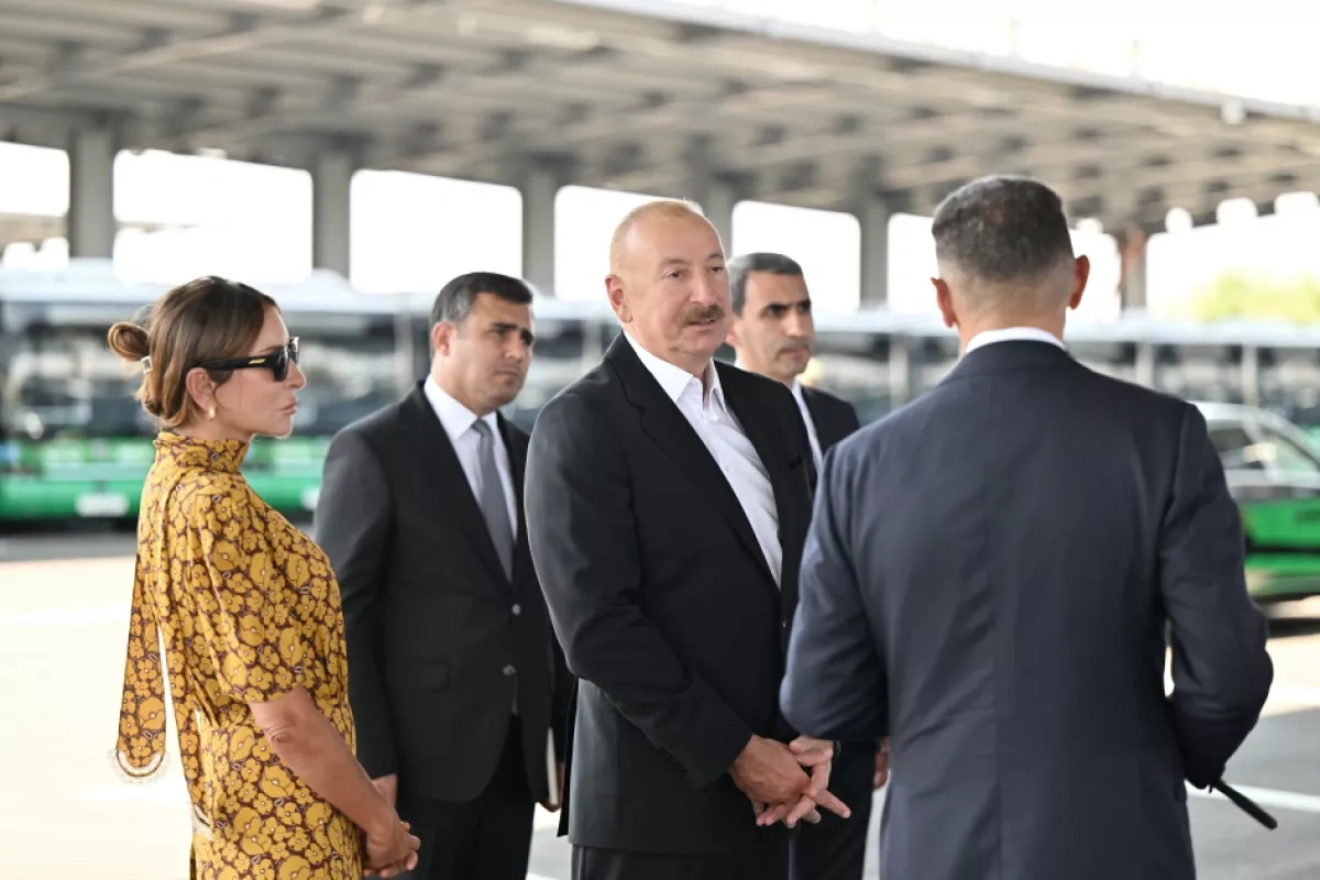 Azerbaijan's Aliyev checks progress on Nakhchivan’s railway reconstruction PHOTO