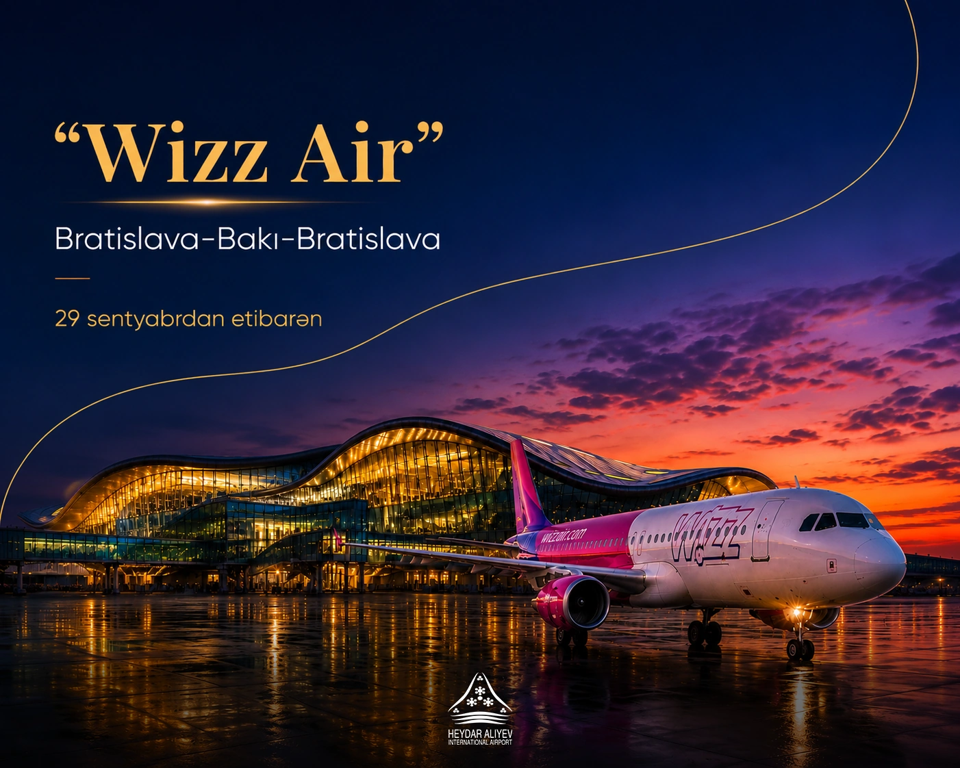 Wizz Air launches direct flights between Baku and Bratislava