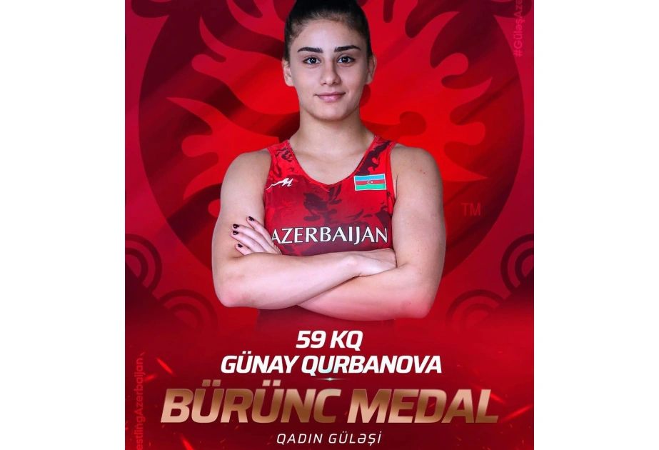 Azerbaijani athlete wins bronze medal at European Wrestling Championships